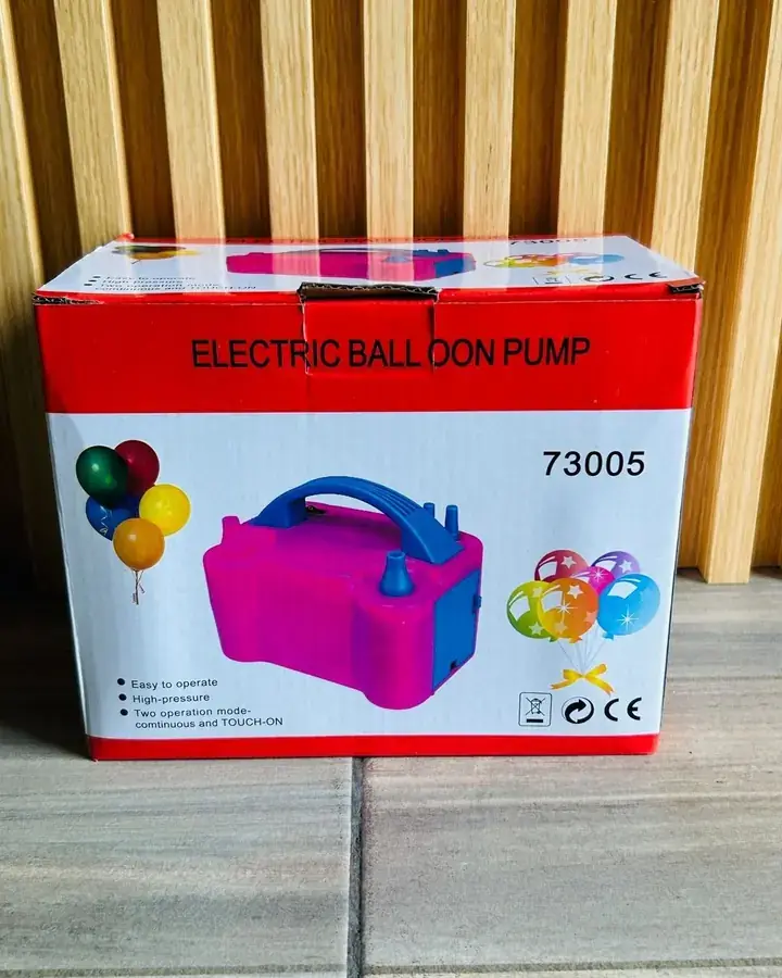 Caja del inflador eléctrico de globos