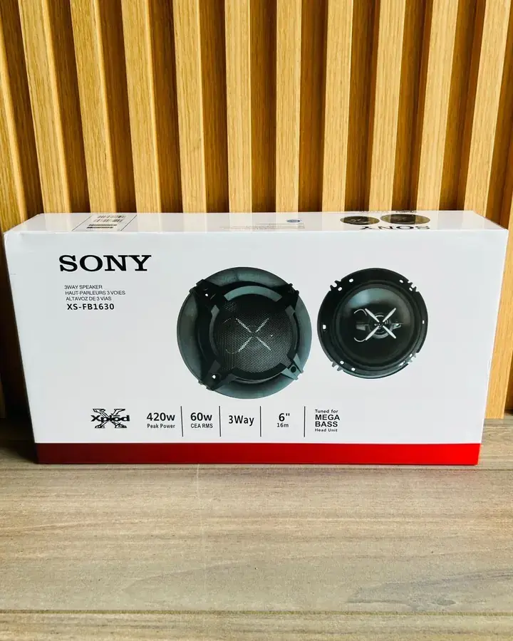 Caja de parlantes Sony XS-FB1630 de 6 pulgadas